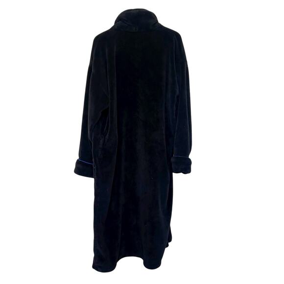 Polo Ralph Lauren Black Fuzzy Robe Mens OS - Picture 3 of 5